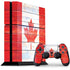 Canada Flag Light Wood PlayStation PS4 Skins